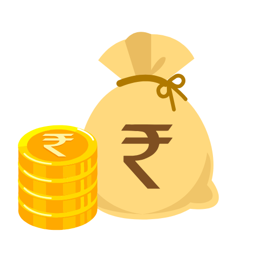 a affordable icon denoting the Indian rupees